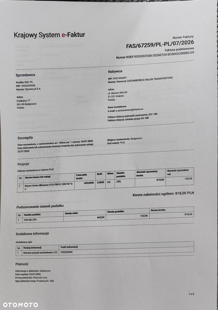 Fiat Ducato L2H2, netto 27000, Izoterma, agregat, Webasto, faktura VAT - 18