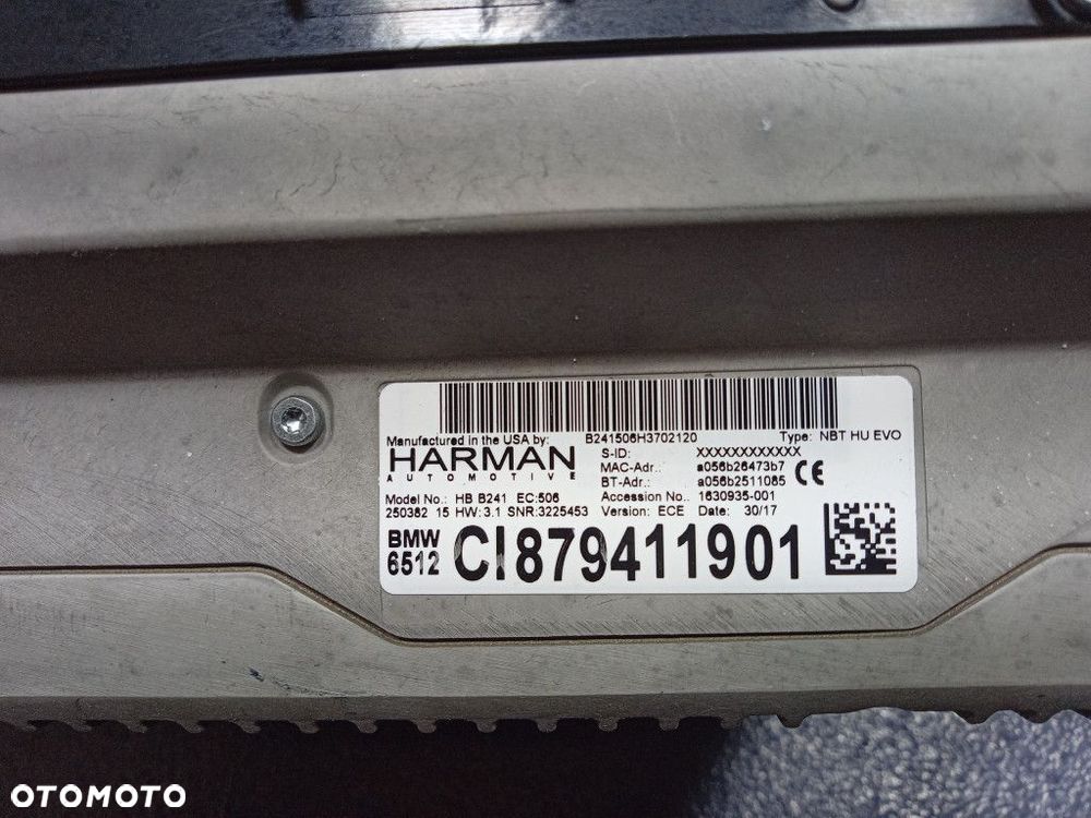 BMW X5 X6 F15 F16 F85 F86 NAWIGACJA KOMPLET 6816387 - 7
