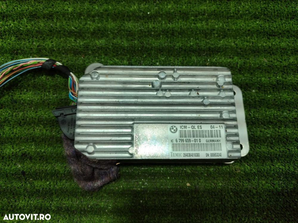 MODUL ICM / SASIU BMW SERIA 5 F10 F11 520D SE TOURING 2.0 DIESEL 2011 COD OEM 6799659 / 6799659-01 / BREAK 2010-2017 - 2