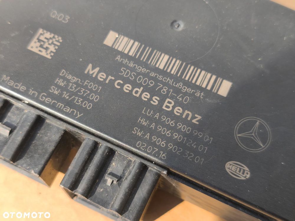 Moduł haka sterownik Westfalia Mercedes Sprinter w906 a9069009901 - 4