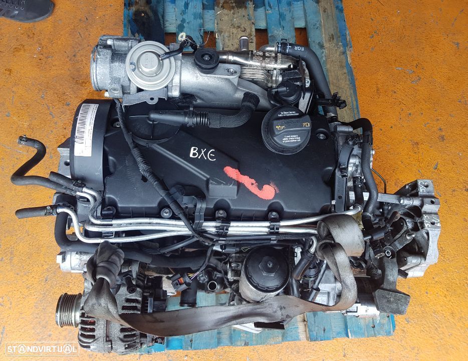 Motor VW Golf V / Passat / Touran / Seat Leon / Audi A3 / Skoda Octavia 1.9 Tdi Ref. BXE - 1