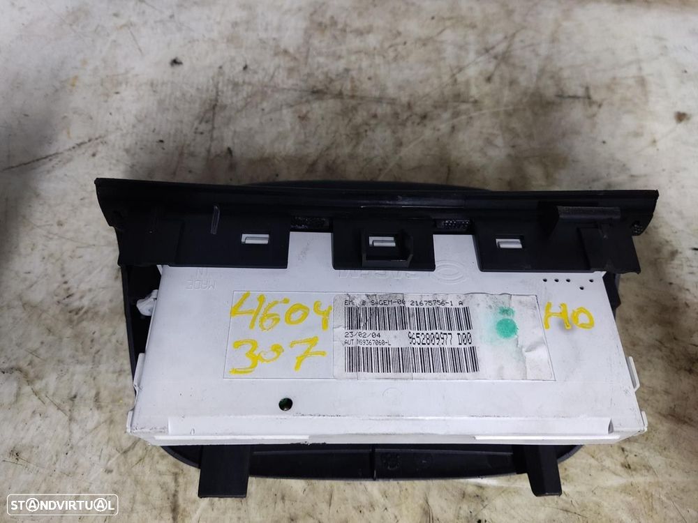 ECRÃ MULTIFUNÇÕES PEUGEOT 307 2004 -9652809977 - 2