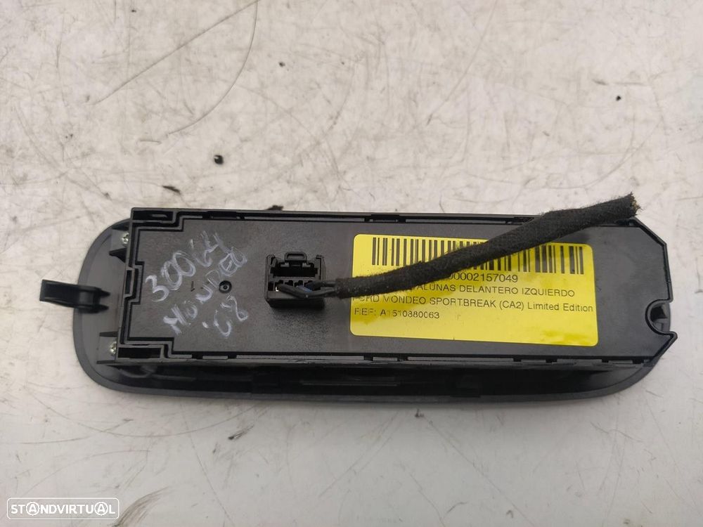 COMANDO ELEVADOR DE VIDRO FRONTAL ESQUERDO FORD MONDEO IV TURNIER 2008 - 2