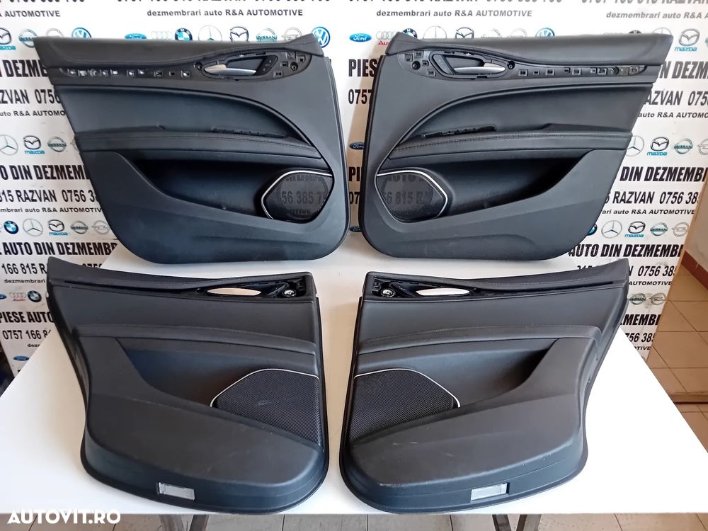 Fata Tapiterie Usa Din Piele Alfa Romeo Stelvio 2017-2022 Volan Stanga Impecabile - 1