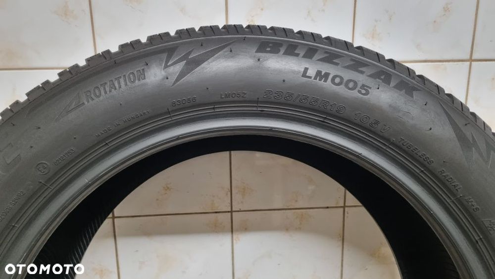 2 opony zimowe 235/55 R19 105V Bridgestone Blizzak LM005 - 6