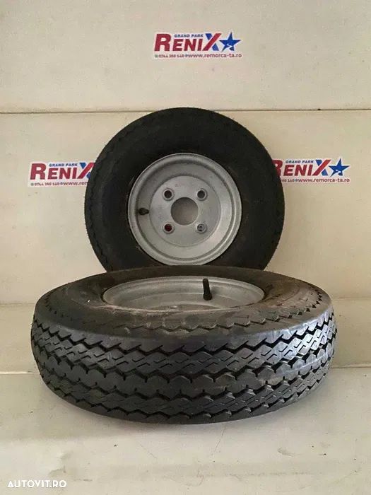 Roata de rezerva pentru remorca 4.8/4.00-8 - 2