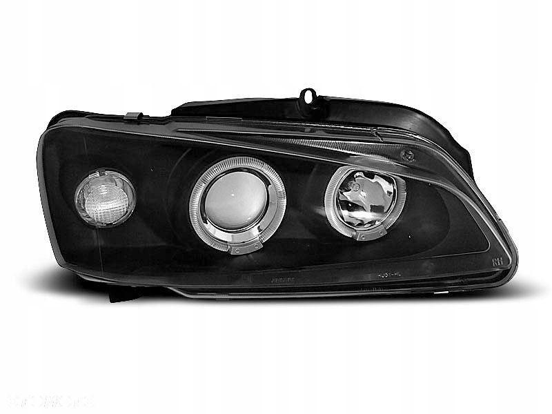 Lampy Reflektory Peugeot 106 96-03 Ringi Black - 1