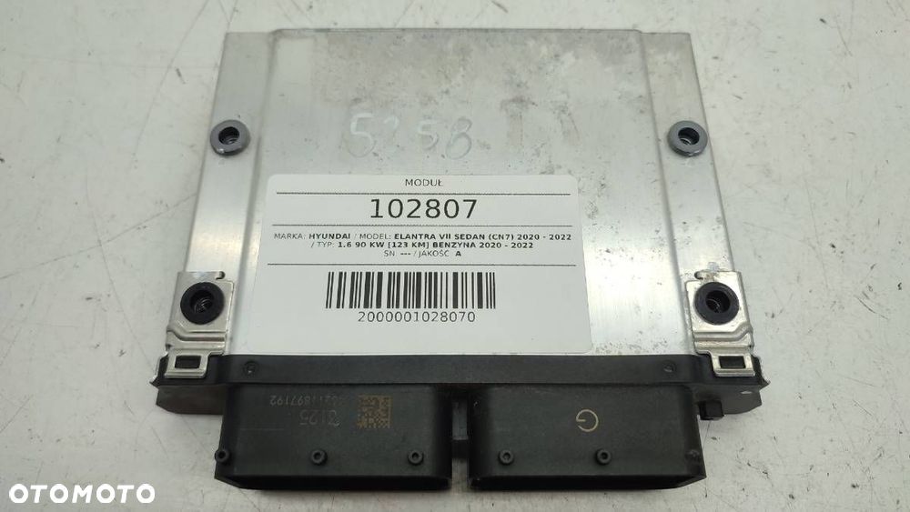 KOMPUTER SILNIKA ELANTRA VII 2021 1.6 B 39100-2M326 - 3