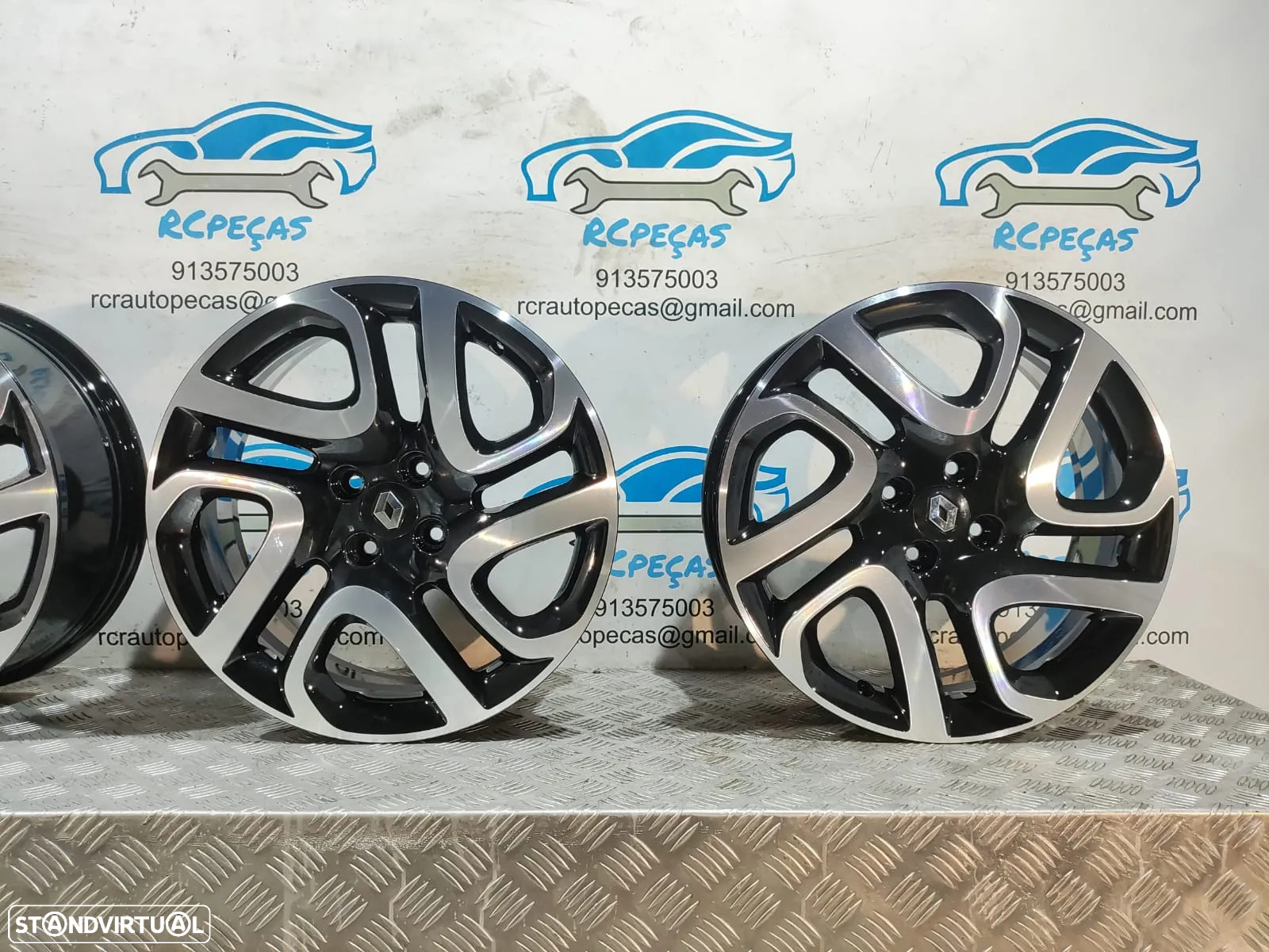 Jantes 17" Renault Captur - Fase 1 - 6,5J | ET40 | 4x100 - Originais como Novas - 403005727R - Jante | 17 Polegadas - 5