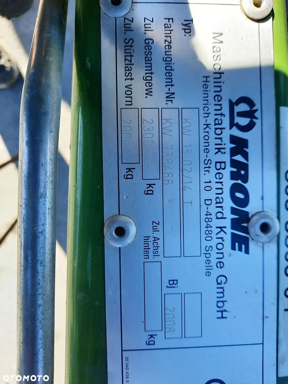 Krone KW 15.2/14 T - 6