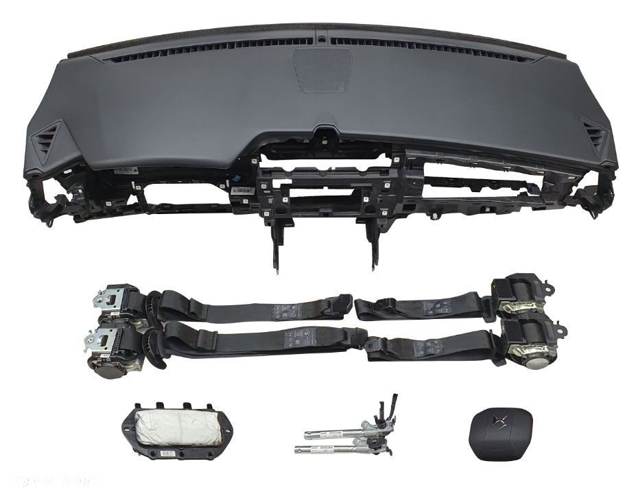 DS-7 CROSSBACK AIR BAG AIRBAG komplet DESKA ROZDIELCZA KONSOLA PASY - 1