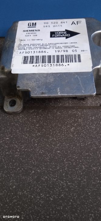 Moduł sensor Airbag Opel Astra G II 90520841 - 1