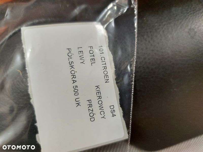 citroen ds4 i 1 fotel kierowcy lewy przód przedni półskóra - 8