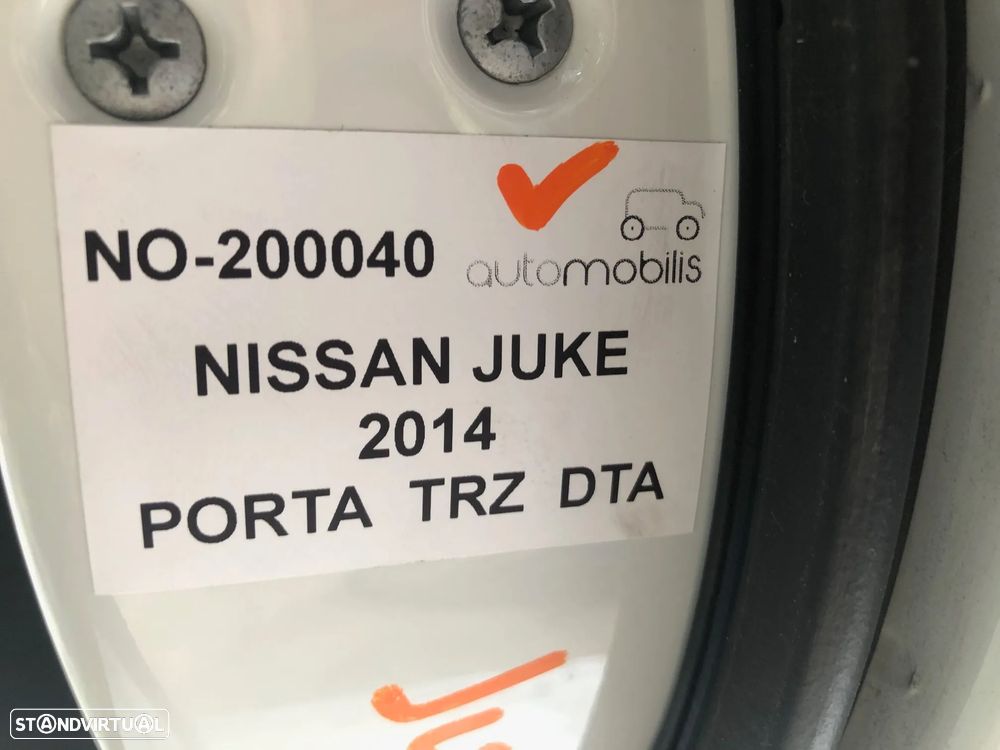 Porta Traseira Direita NISSAN JUKE (F15) 1.5 dCi Ref. H2100BA6MC - NO. 200040 - 3
