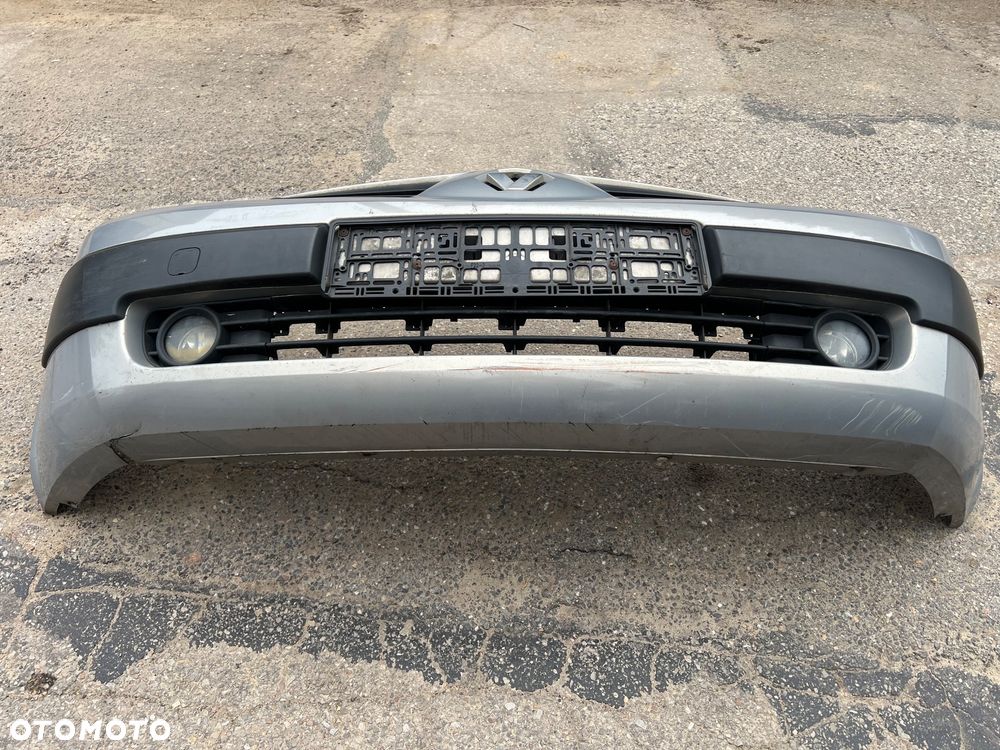 RENAULT MEGANE II 2 ZDERZAK PRZEDNI PRZÓD OE 8200073455 KOMPLETNY LISTWY KRATKI ATRAPY EMBLEMAT HALOGENY - 2