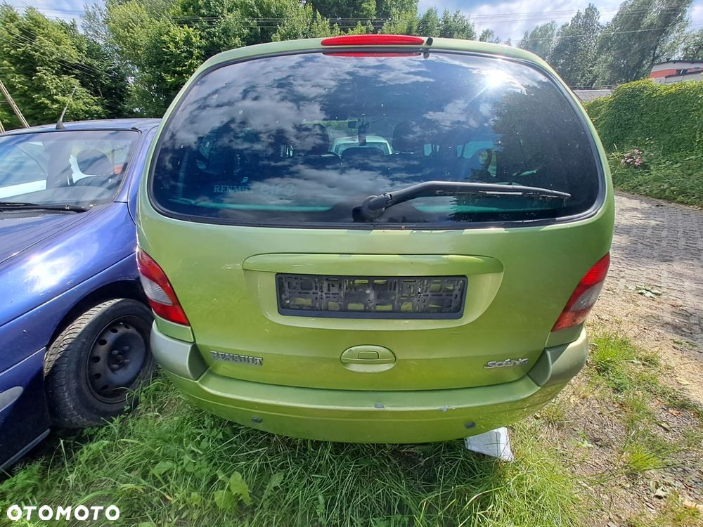 Renault Megane Scenic I FL (99-03r.) 1.9 D 102 KM. Silnik F9Q 732 Skrzynia JC5 132 .Cały na części.GWARANCJA !!! Przód Tył Zestaw Komplet Drzwi Klapa Zderzak Błotnik Maska Grill Atrapa Szyba Pas Lampa Lusterko Boczki Fotel Kanapa Kokpit Deska Rozdzielcza Przełącznik Włącznik Sterownik Przewody Wiązka Instalacja Moduł Komputer Czujnik Listwa Pompa Alternator Wtryski Głowica Rozrusznik Kompresor Sprzęgło Dwumas Silnik Skrzynia ABS Klimatyzacji Paliwa Wspomagania Kolektor Turbina Przepustnica Zawór Chłodnica Koło Hak Belka Sanki Zawieszenie Mcpherson Półoś Amortyzator Wydech Tłumik Zacisk Most - 4