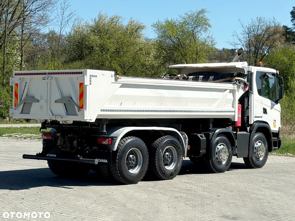 Scania G 450 XT * WYWROTKA 5,75 m + BORDMATIC * STAN BDB / 8x4 - 8