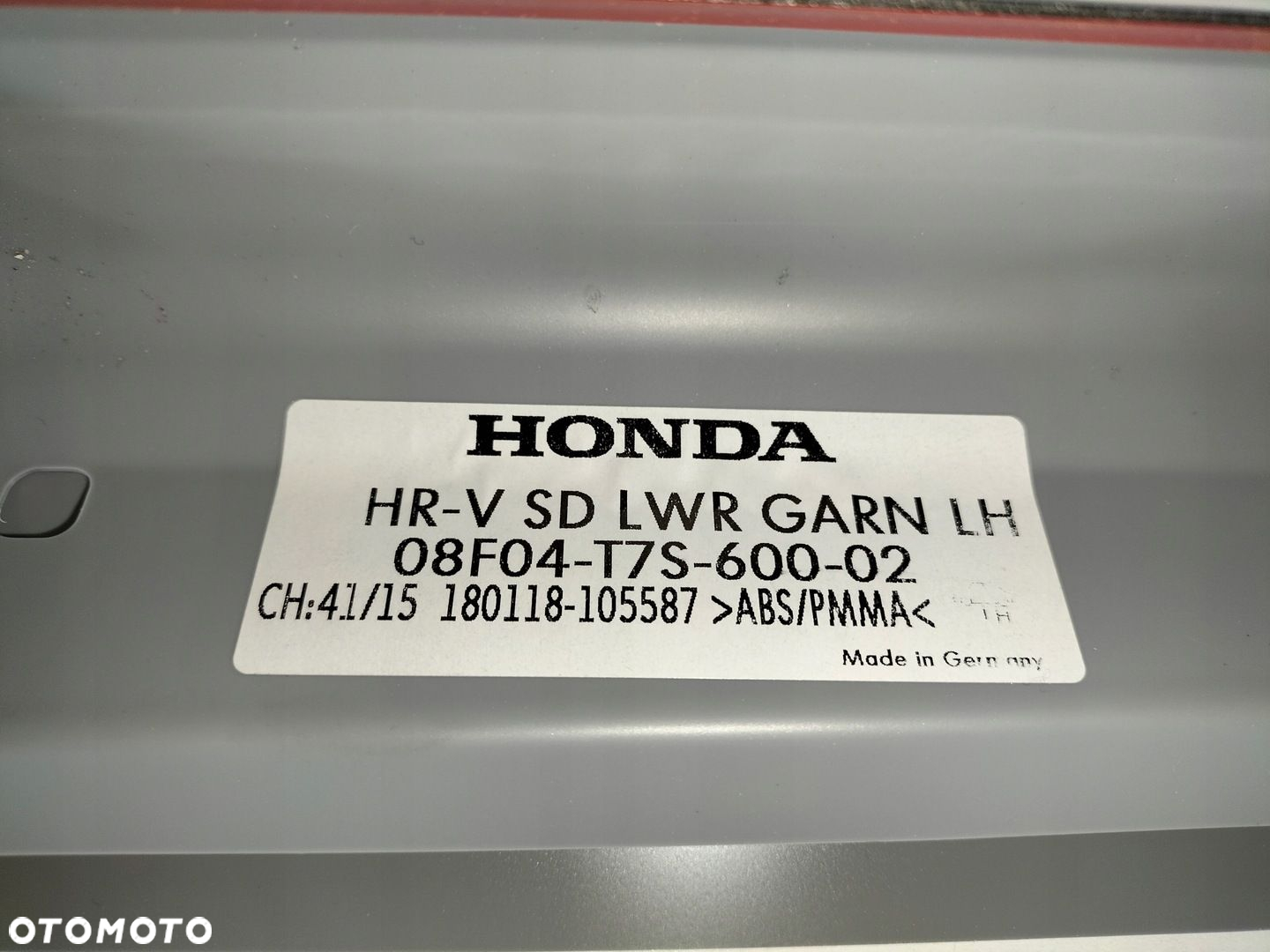 Listwa progowa lewa HONDA HR-V HRV II LIFT 18- - 6
