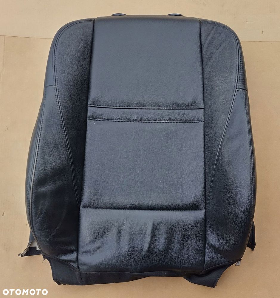 bmw x5 e70 lift 10-13 oparcie fotela prawy przód czarna podgrzewana skóra - 3