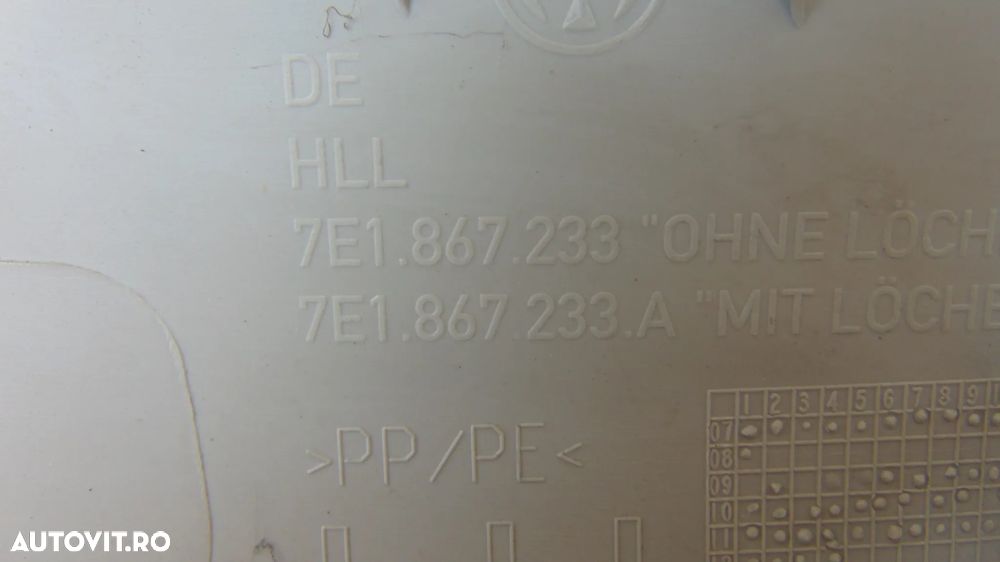 Capac stalp VW T5 an 2003-2015 cod 7E1867233 - 6