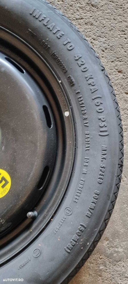 Roata rezerva  slim noua BMW Seria 1 2 F45 X1 F48, X2 F39 MINI - 3