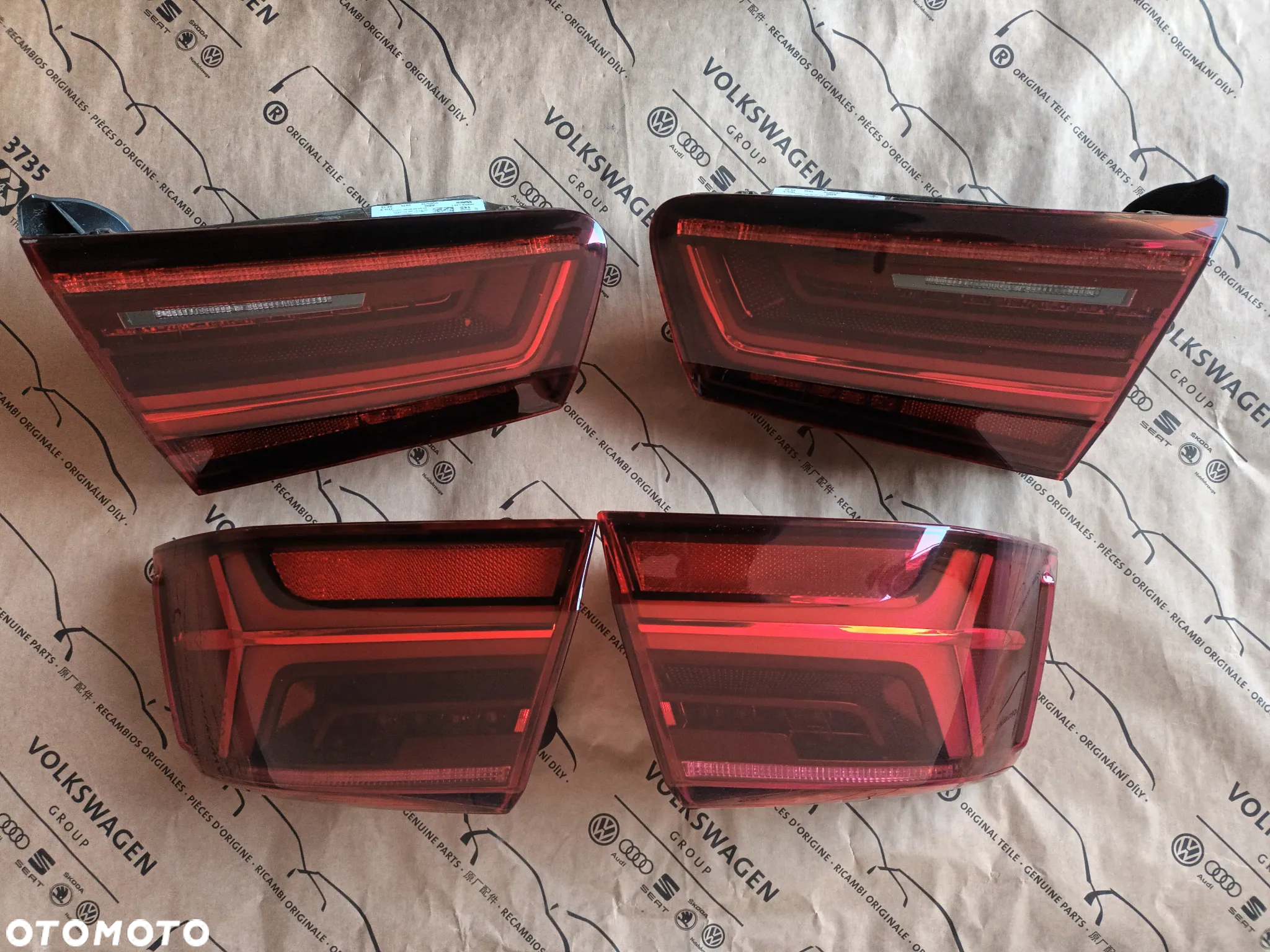 AUDI A6 C7 4G lift Komplet lamp tył LED MATRX dynamiczny kierunkowskaz 28km - 7