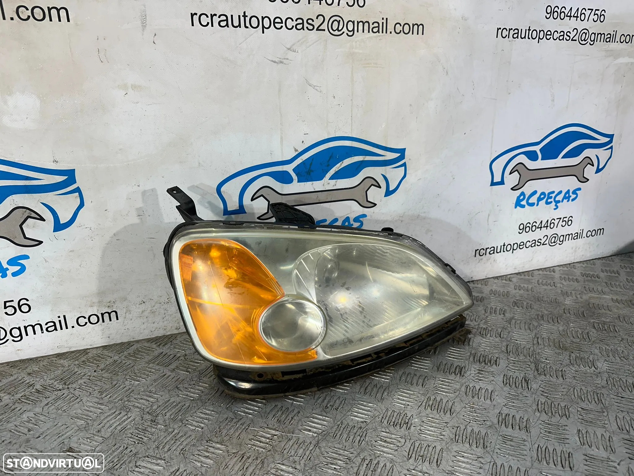 Conjunto Oticas Frente Frontais Esquerda Direita Honda Civic 7 Mk7 EP ES 2001 - 2005 - 10