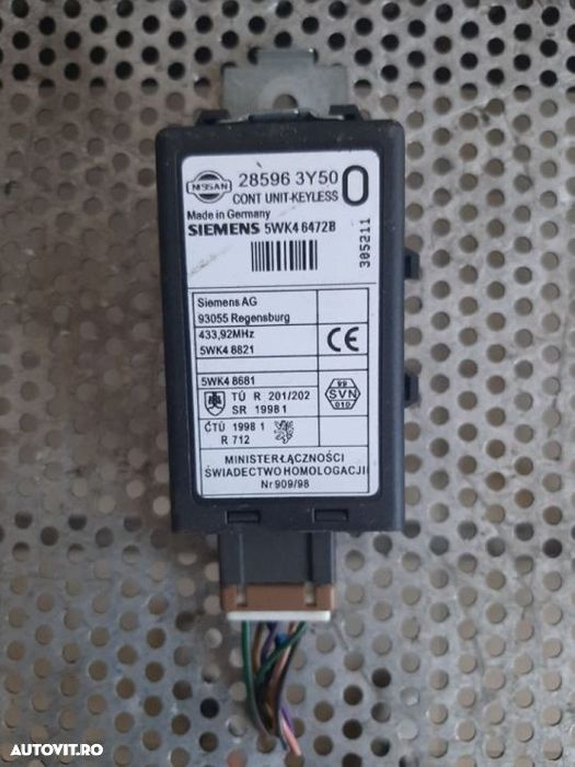 Modul Calculator Confort Inchidere Centralizata Nissan Xtrail X Trail T30 An 2001-2007 - 2