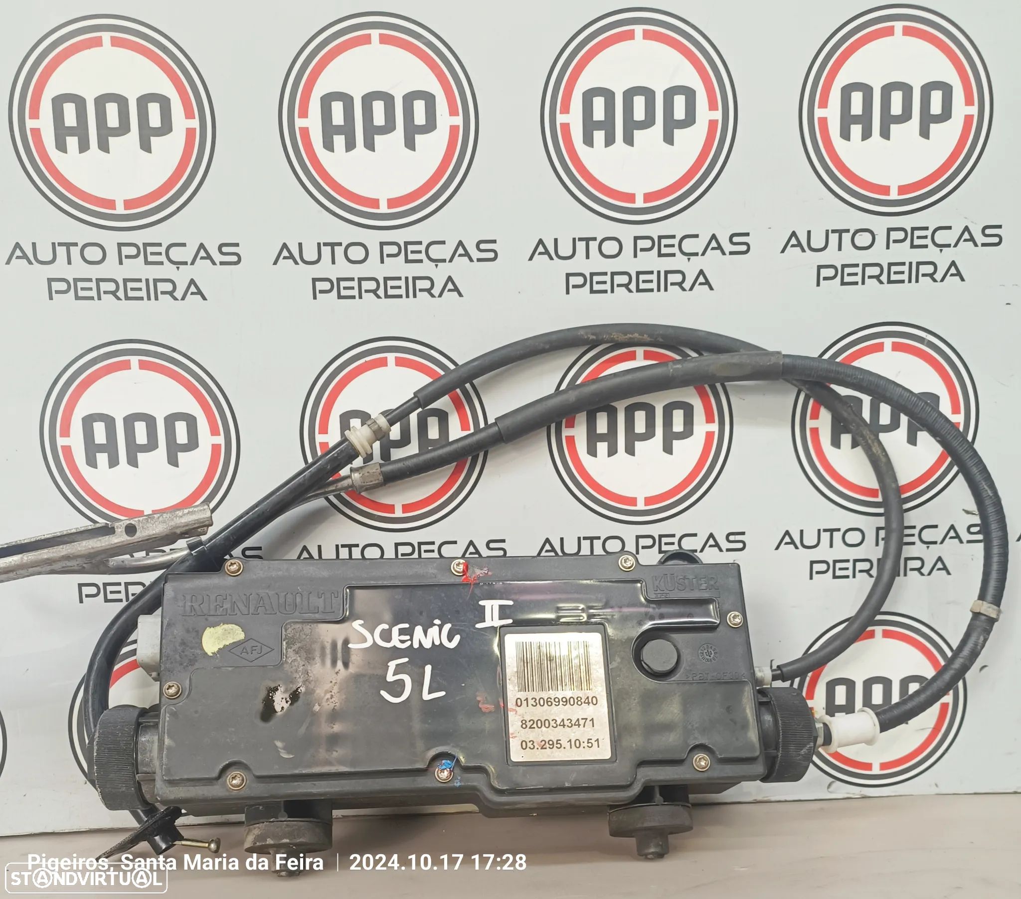 Travão de mão eléctrico Renault Scenic 2 de 5 lugares ( DESBLOQUEADOR SEGURANÇA EXTERIOR ). - 1
