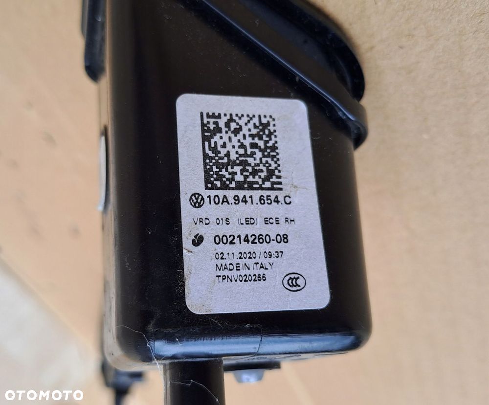 VW ID3 ID.3 PRAWY LED DRL ŁADNY 10a941654c UŻYWANY - 3