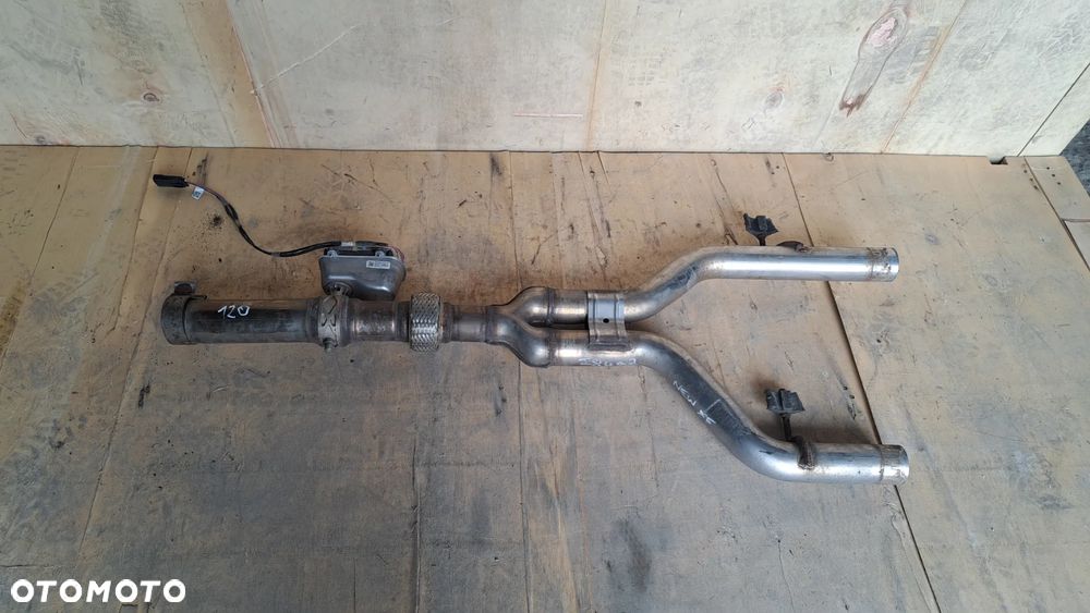 Jaguar XF II 2 GX63 X260 tłumik rury rura łącznik tłumika Tłumik Środkowy układ wydechowy wydech - 1