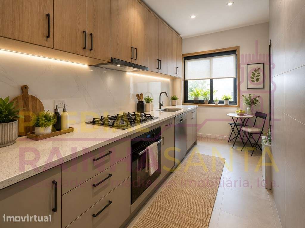 Apartamento T2 c/ sótão dividido e garagem. Entradas independentes-... - Grande imagem: 3/20