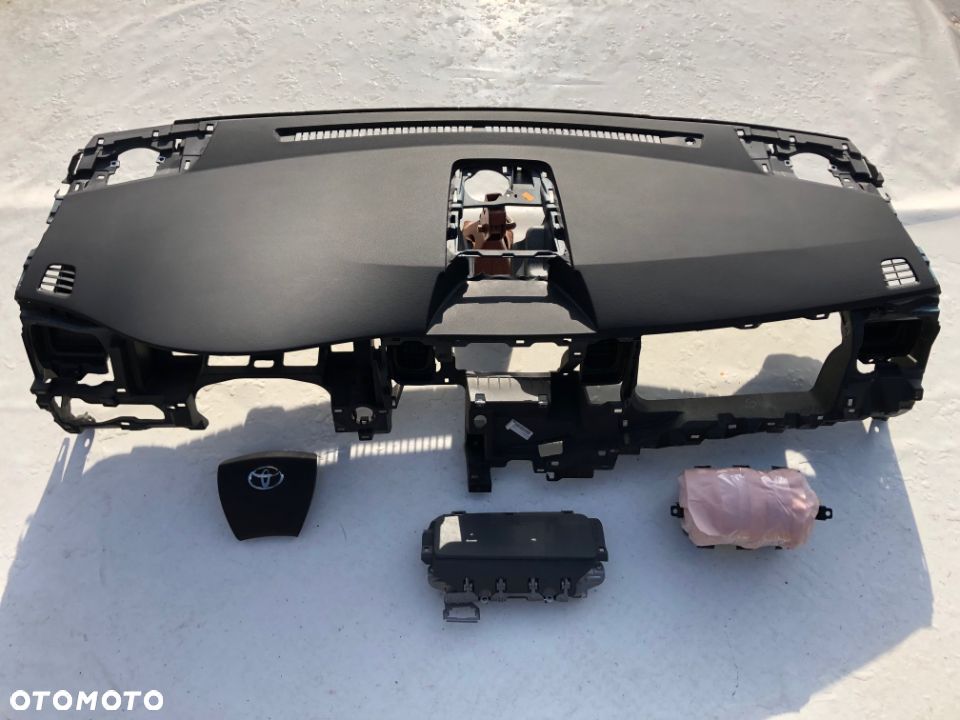 TOYOTA SIENNA DESKA KONSOLA KOKPIT PULPIT PÓŁKA PARAPET AIRBAG PODUSZKI PODUSZKA KOLANOWA naprawa !! - 1
