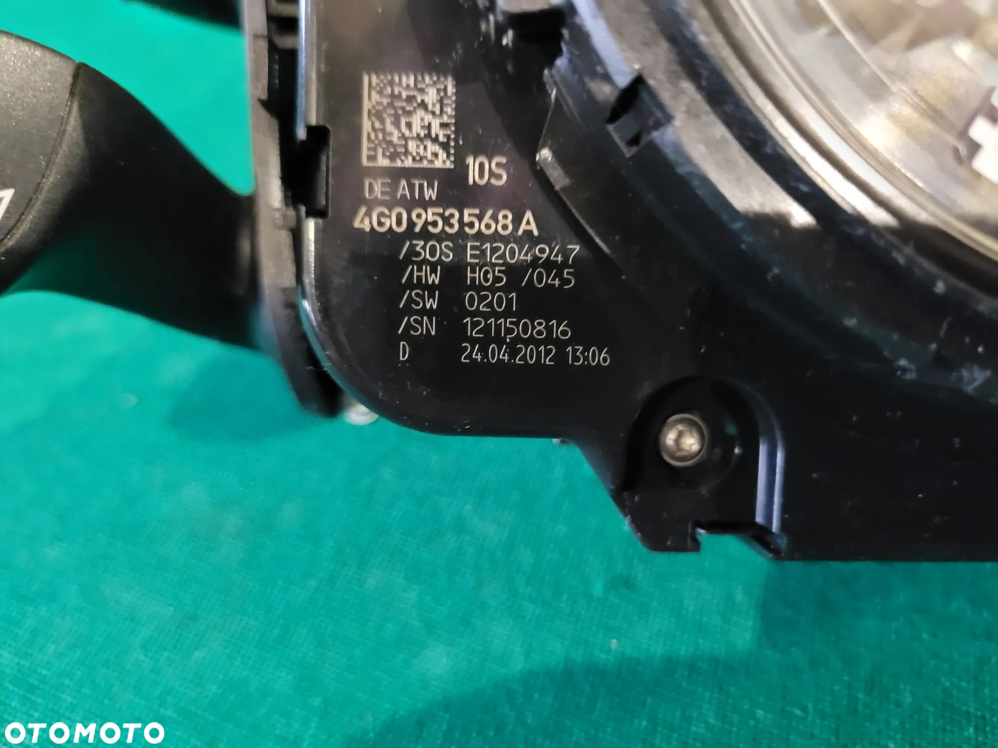 AUDI A6 C7 A7 PAJĄK MANETKI Z TAŚMĄ I TEMPOMATEM 4G0953568A 4G0953502D - 2