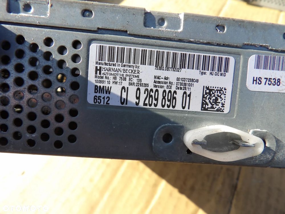 BMW - F25,X3 - RADIOODTWARZACZ CD - NAWIGACJA - 9269896 - 3