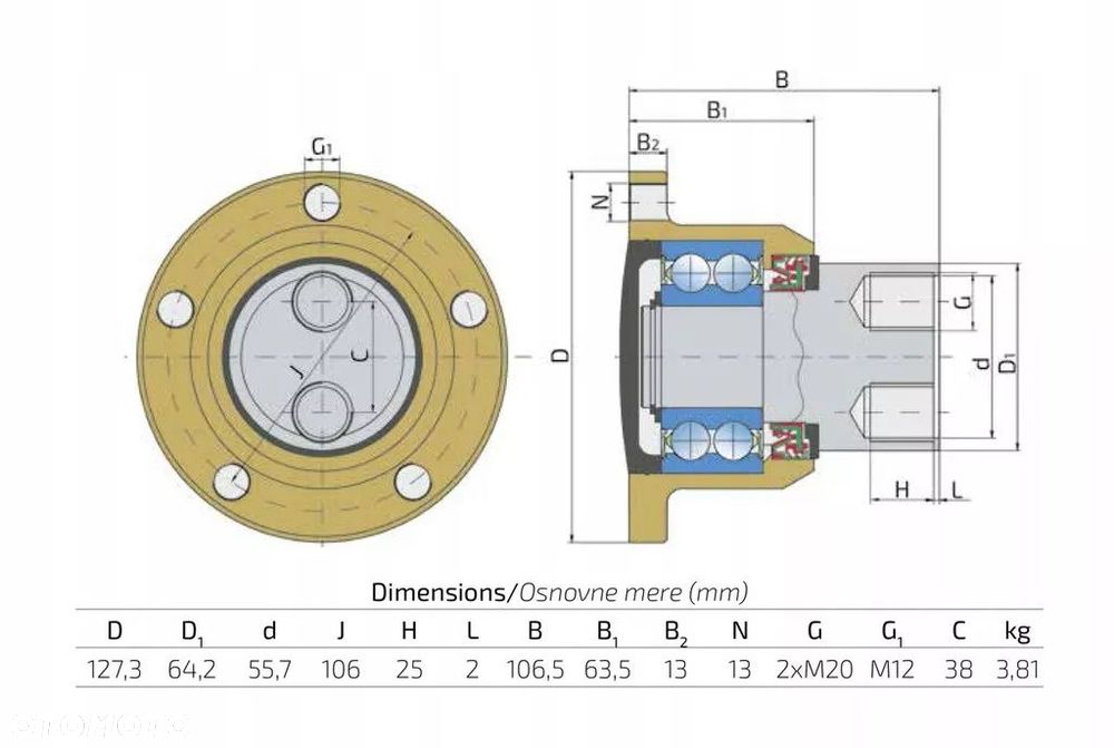 HORSCH JOKER PIASTA 28085600, 28077800, PL127G FKL - 2