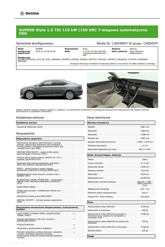 Skoda Superb 1.5 TSI ACT Style DSG - 2