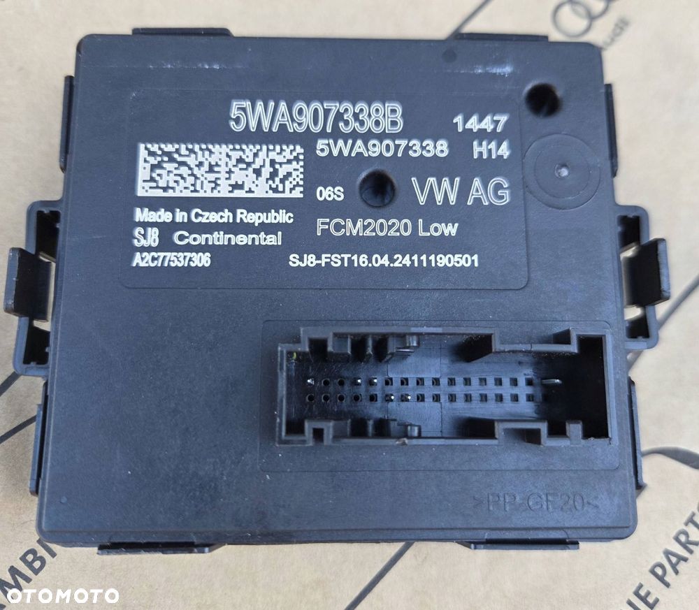 volkswagen multivan t7 moduł sterownik sterowania gateway 5wa907338b - 2