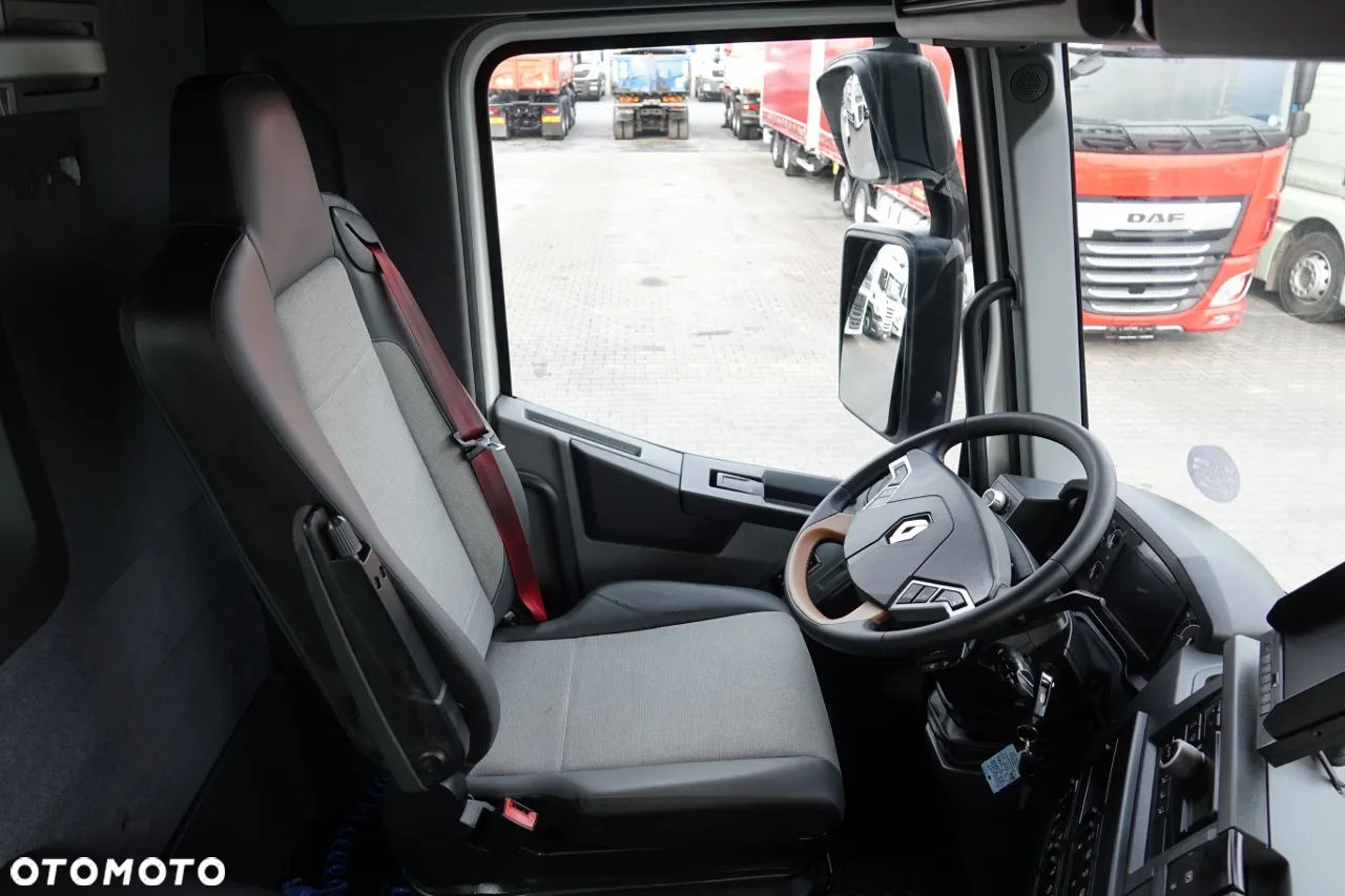 Renault C 380 / 6x2 / SKRZYNIOWY / HDS HIAB 138 B-3 WYSÓW 10,5 M / ROTATOR / STEROWANIE RADIOWE / + WINDA ZAŁADOWCZA / ZABUDOWA FIRANKA ZSUWANA / EURO 6 - 31