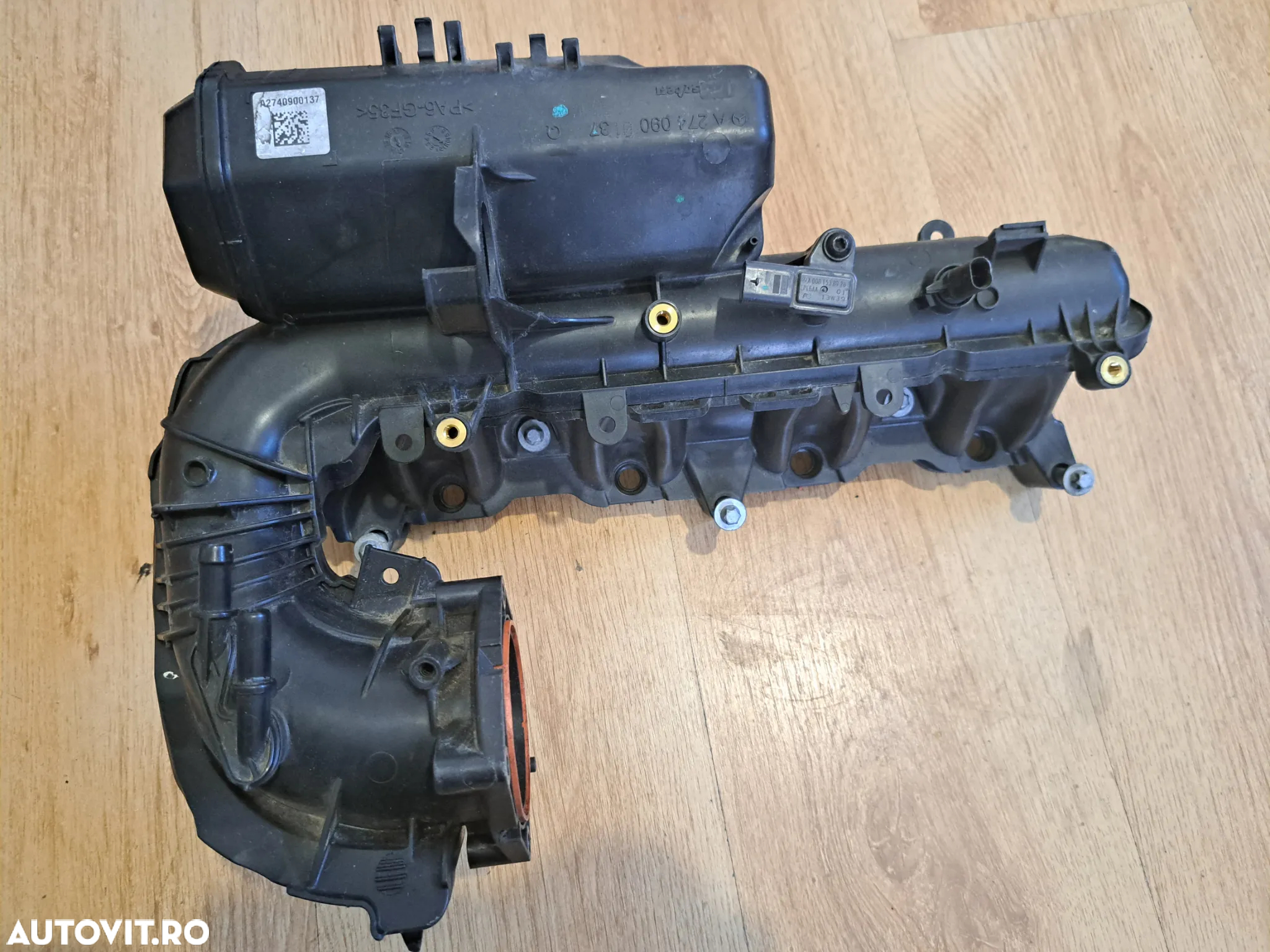 Rampa injectoare, Injectoare, Galerie admisie cu senzor Benzina Mercedes w212 w204 w205 x204 w213 c238 c253 w246 w242 - 5