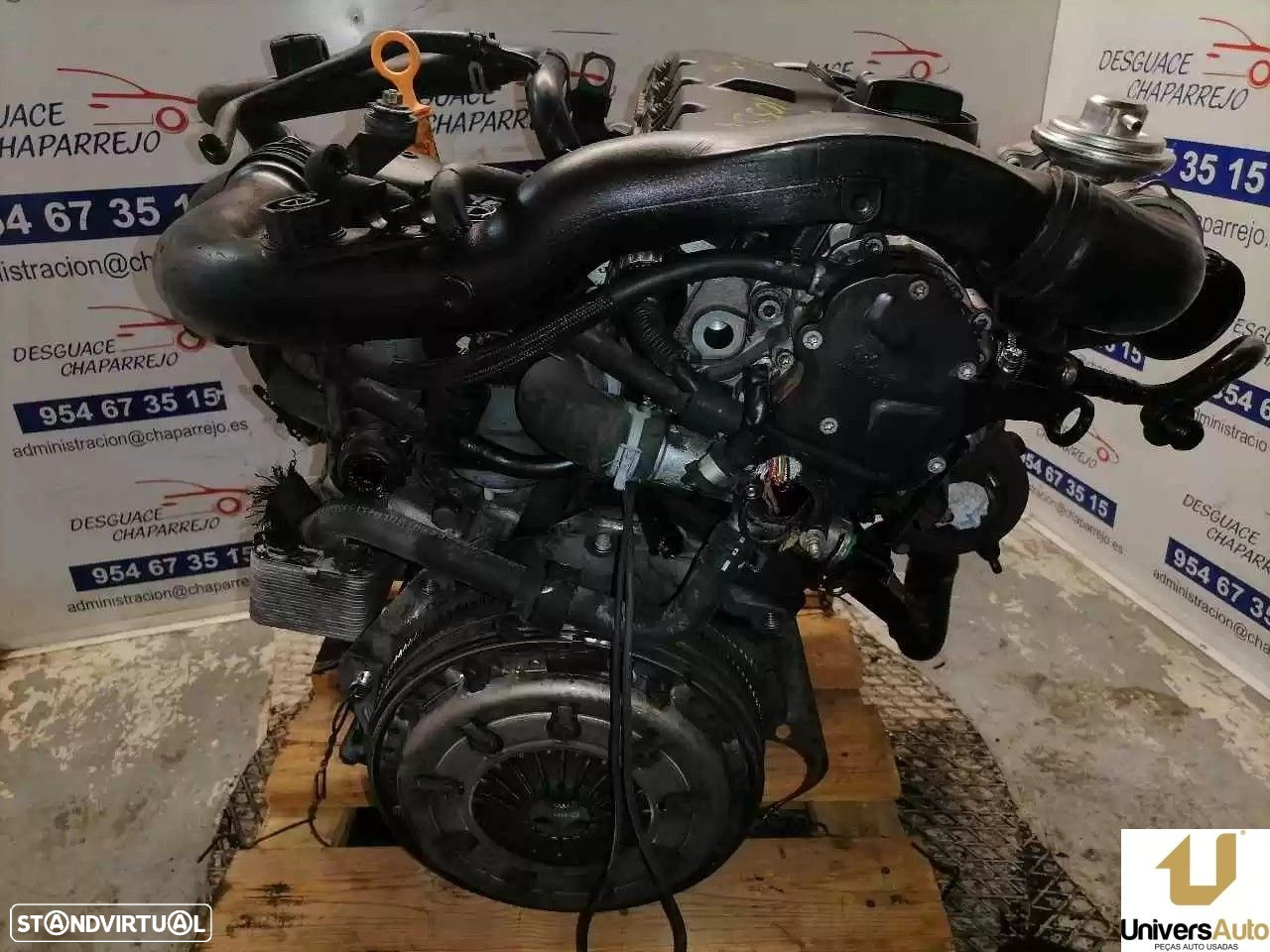MOTOR COMPLETO AUDI A4 2002 -AWX - 4