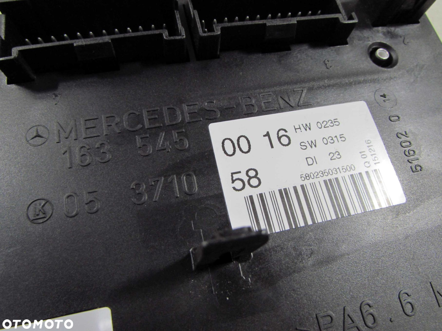 MERCEDES ML W163 LIFT MODUL KOMFORTU SAM 1635450016 - 9
