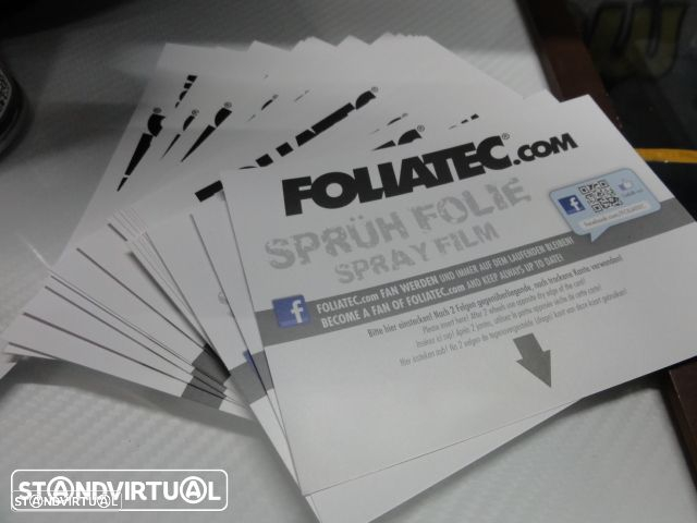 Kit de Tinta plástica removivel Foliatec em spray 2 x 400ml Preto Mate ou preto brilhante temos 30 cores em stock - 12