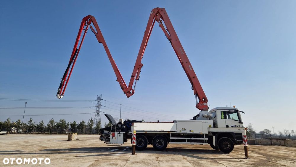 MAN TGA 26.360 6x4 Z ZABUDOWĄ POMPA DO BETONU PUTZMEISTER 36M - 9