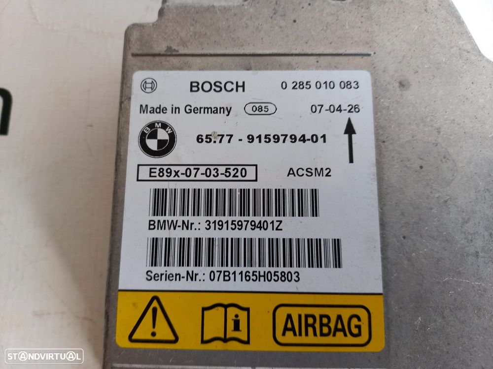 CENTRALINA AIRBAG ECU 9159794 915979401 0285010083 BMW SERIE 3 E93 E92 E91 E87 E81 - 4