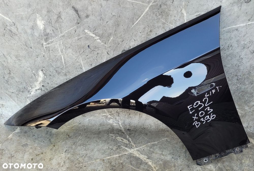 BŁOTNIK LEWY PRZÓD PRZEDNI BMW E92 E93 LIFT X03 RUBINSCHWARZ B396 - 1