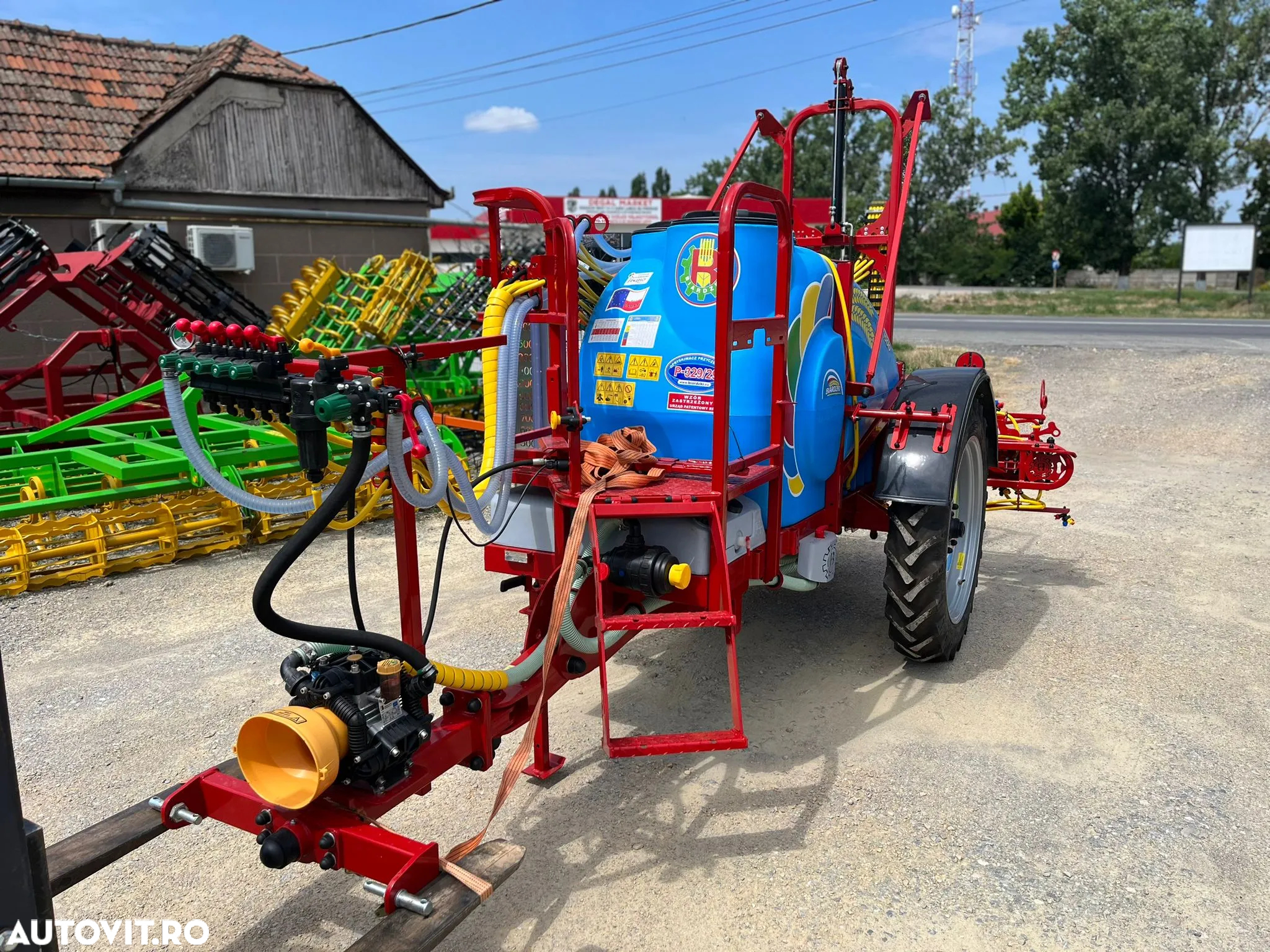 Terraking Biardzki Instalatie de erbicidat tractat 1500L cu 15M - 2