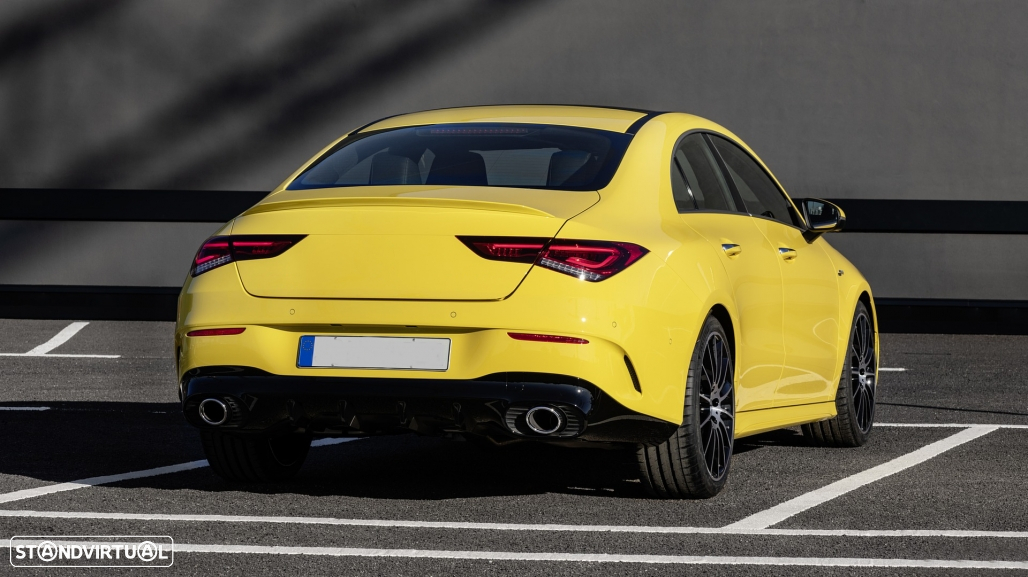 Difusor com Ponteiras Mercedes CLA X118 C118 (2019 a 2022) AMG Sport Line - 10