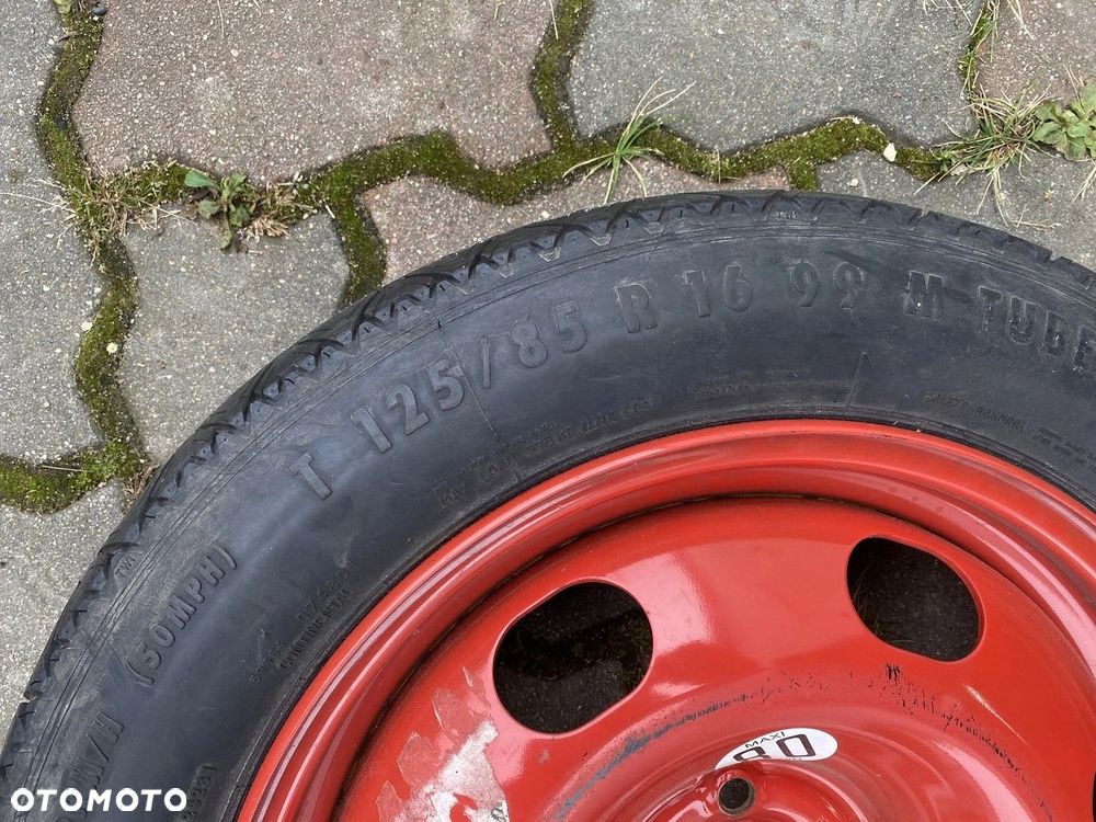 KOŁO DOJAZDOWE CITROEN PEUGEOT 125/85R16 ET10 4X108 - 2