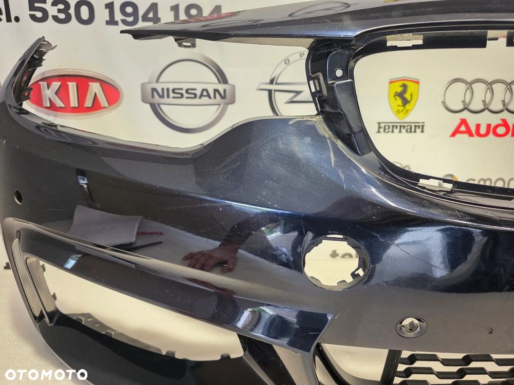 BMW F32 / F33 / F36 M-PAKIET 13- ZDERZAK PRZEDNI PRZÓD NA 6xPDC + KRATKA ŚRODKOWA NR 51118054502 / 8054502 NR AUKCJI NZ2294 - 7